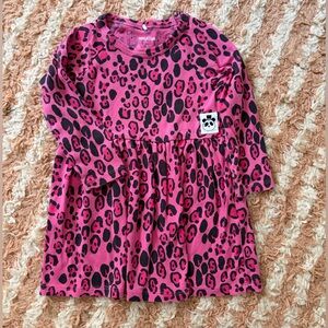 Mini Rodini Pink Leopard Print Dress